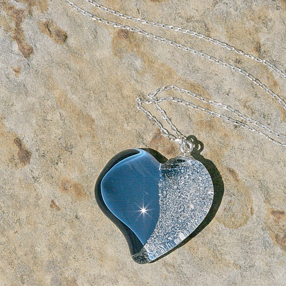 Swarovski Deep Blue Heart Pendant