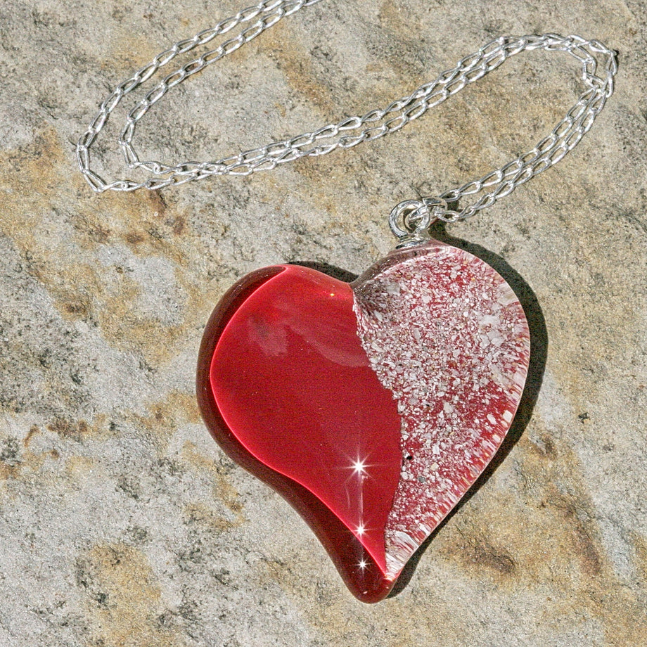Big Heart Locket Necklace - A Common Thread